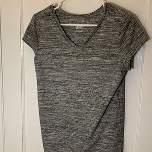 Girls v neck t-shirt.  Justice brand